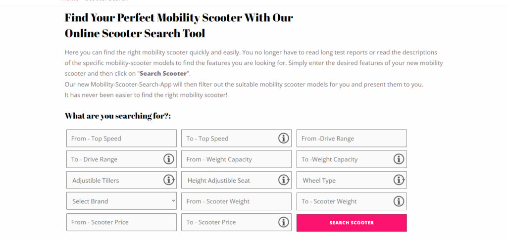 mobility scooter custom plugin