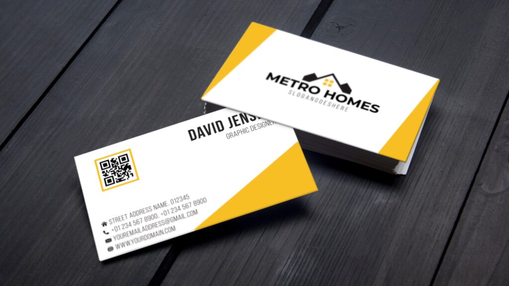 business card for advertising