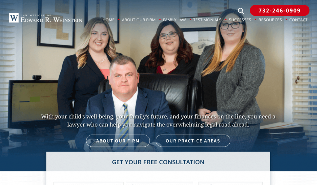 Family Lawyer web design