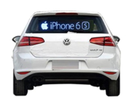 led display in car