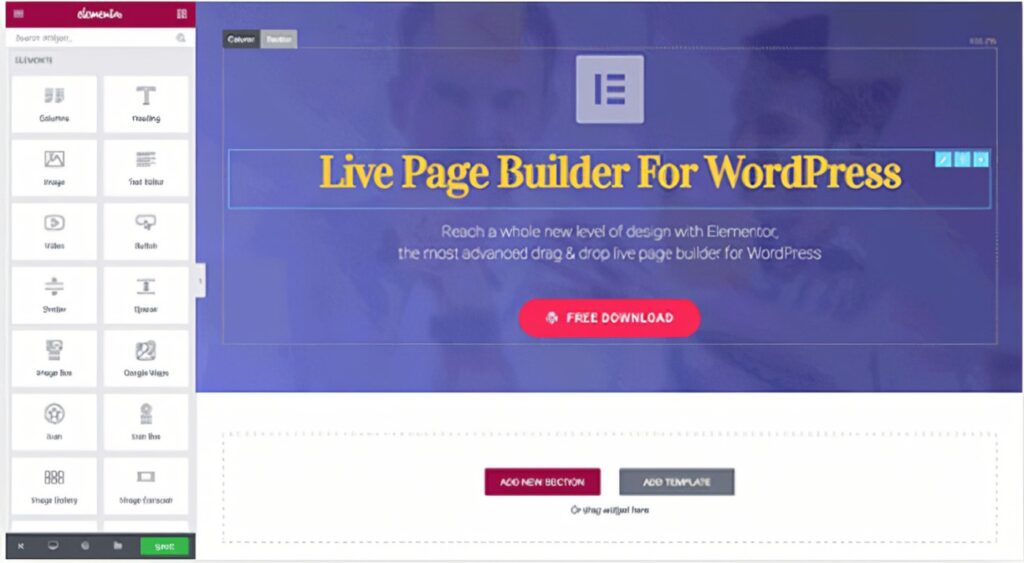 Elementor Page builder