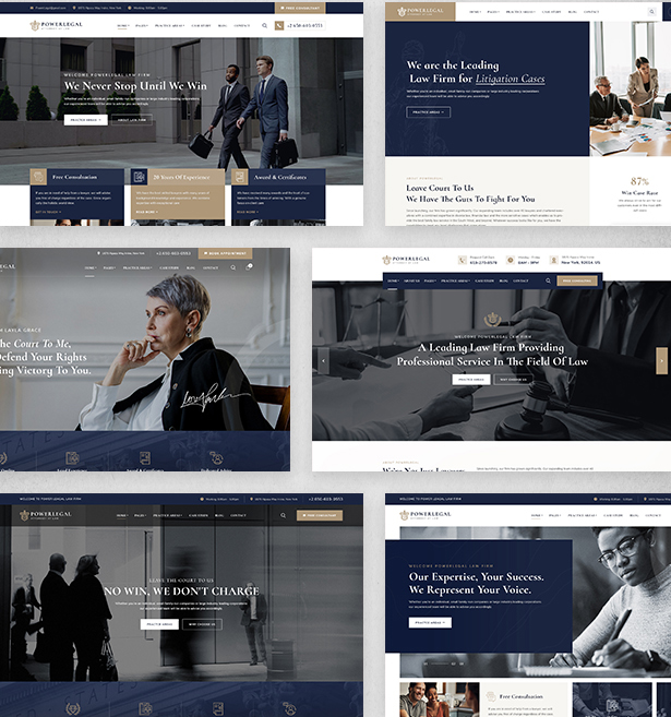law firm website design with wordpress